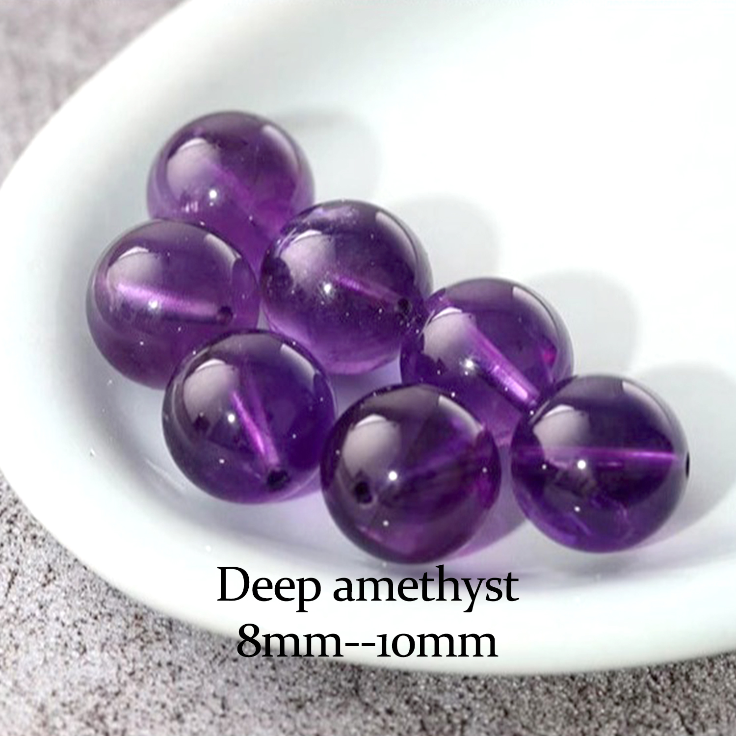 Natural deep amethyst [1 bead]