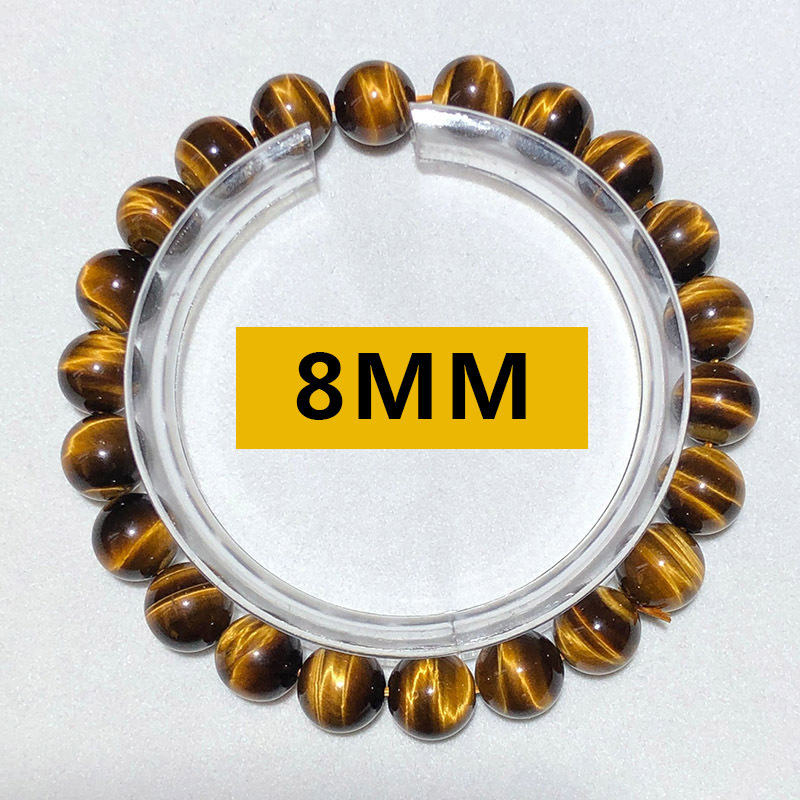 Men's high-end bracelet -7A grade yellow tiger's eye stone