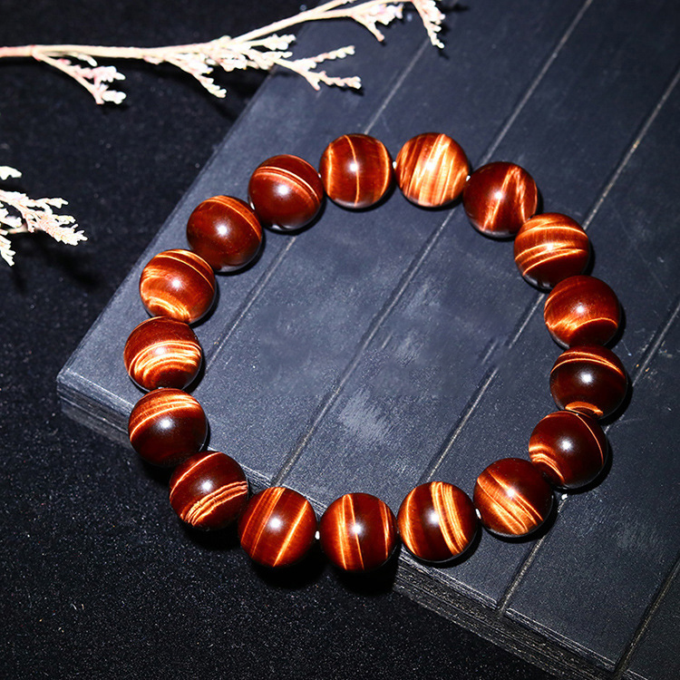 Men's high-end bracelet -7A grade red tiger's eye