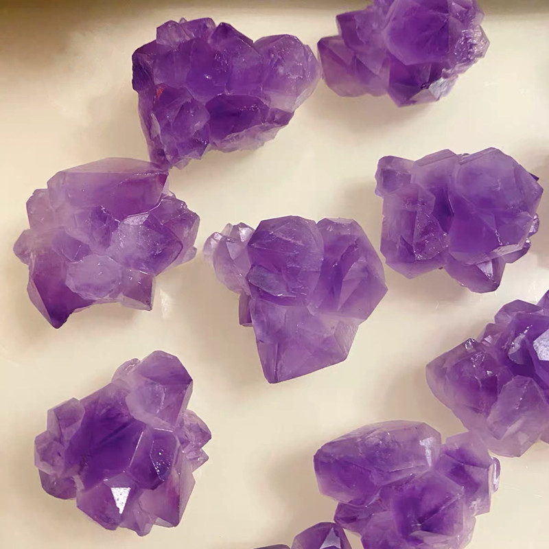 Natural amethyst cluster amethyst