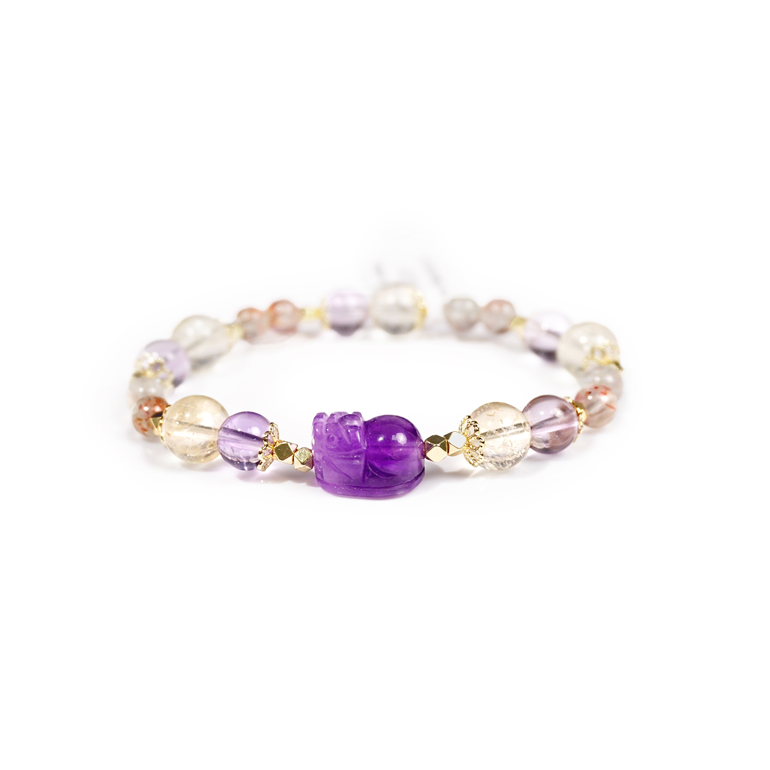 Amethyst PI Xiu + citrine + Arusha