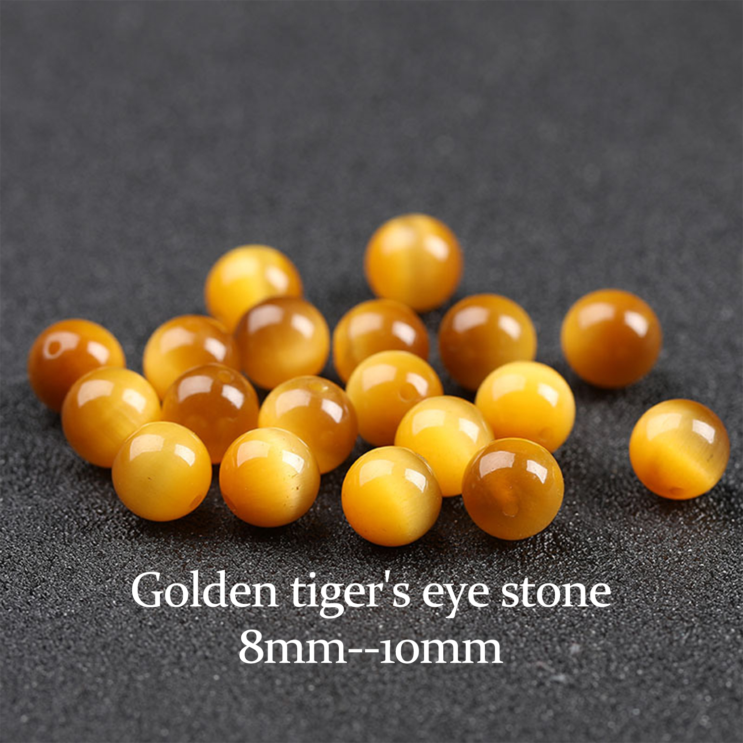 Natural Golden Tiger's Eye Stone [1 bead]