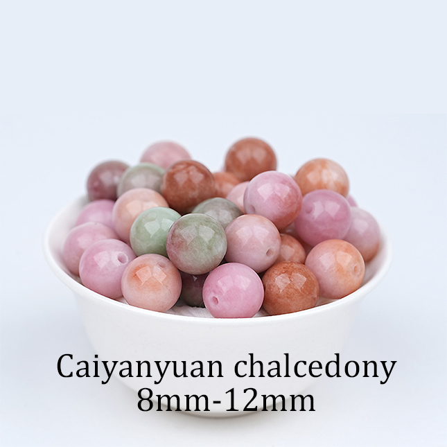 Natural colored salt source chalcedony [1 bead]