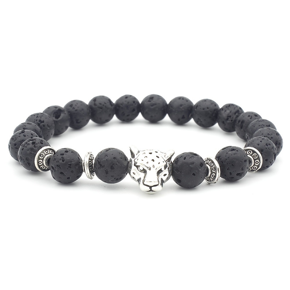 Best-selling men's volcanic stone bracelets